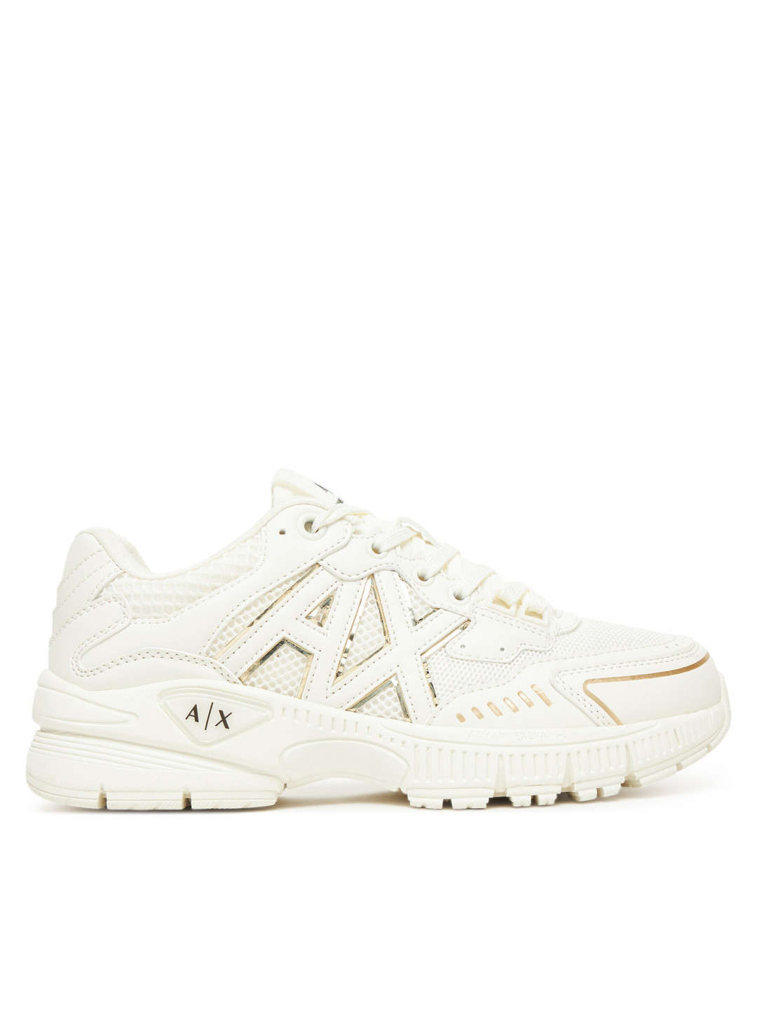 Sneakersy Armani Exchange XW002153 AF19535 MZ128 Écru